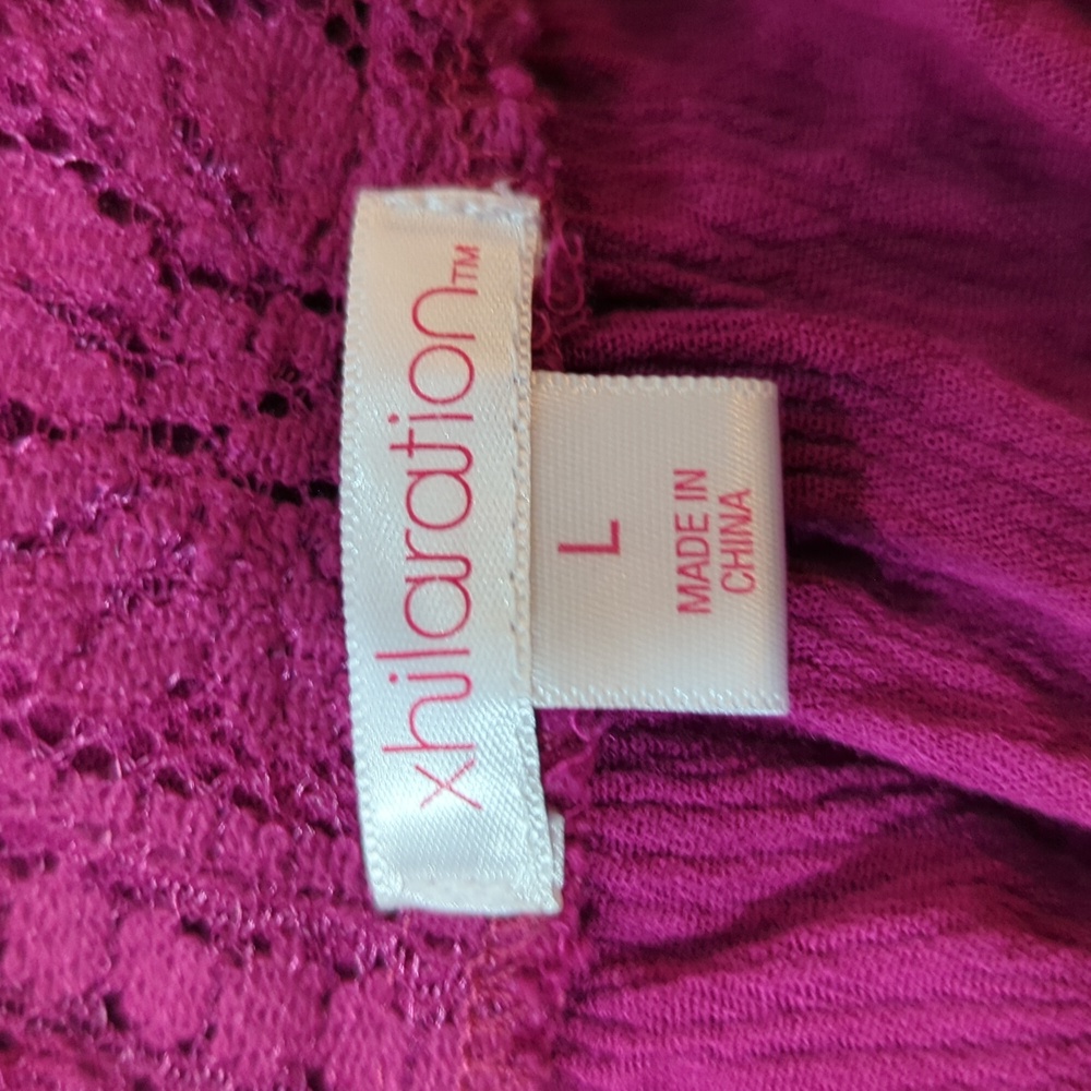 Xhilaration Purple Blouse - Picture 4 of 4